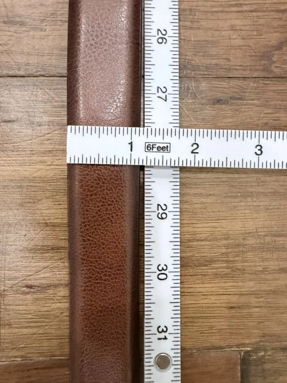 Perry Ellis Men’s Genuine Leather Belt Size 36 Brown Cognac Classic Dress Casual